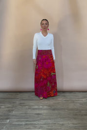 Rosie Maxi Skirt – Garden