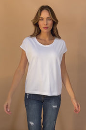 The Drape Tee - White