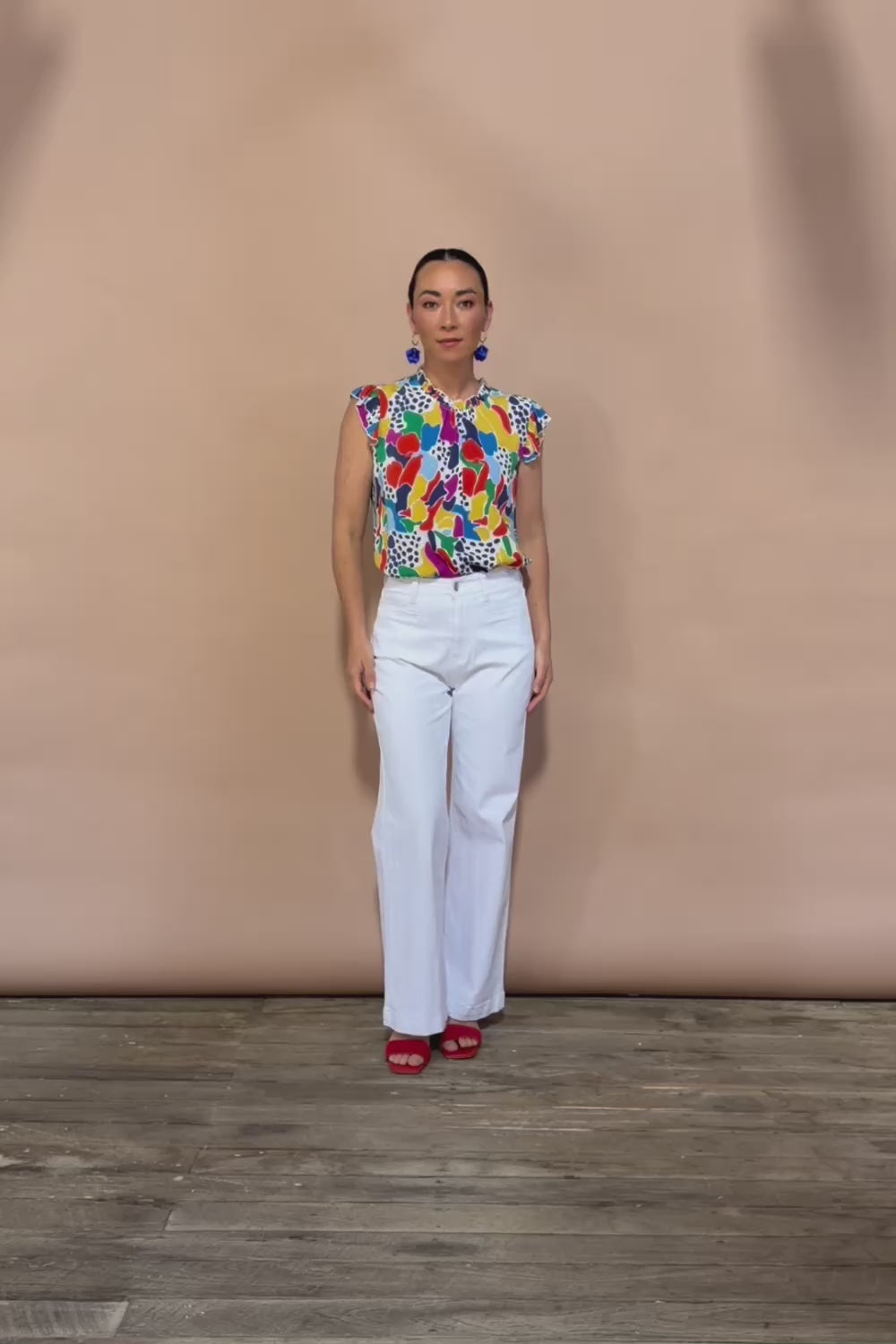 Frill Flutter Top - Jazzpop
