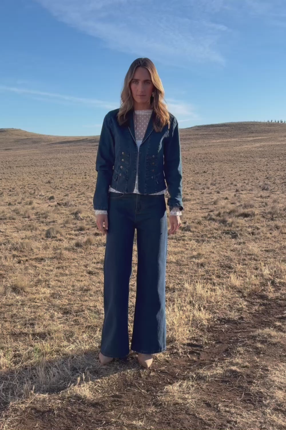 You Have My Attention Denim Jacket - Denim
