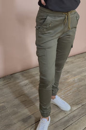 Harlow Cargo Jogger - Khaki