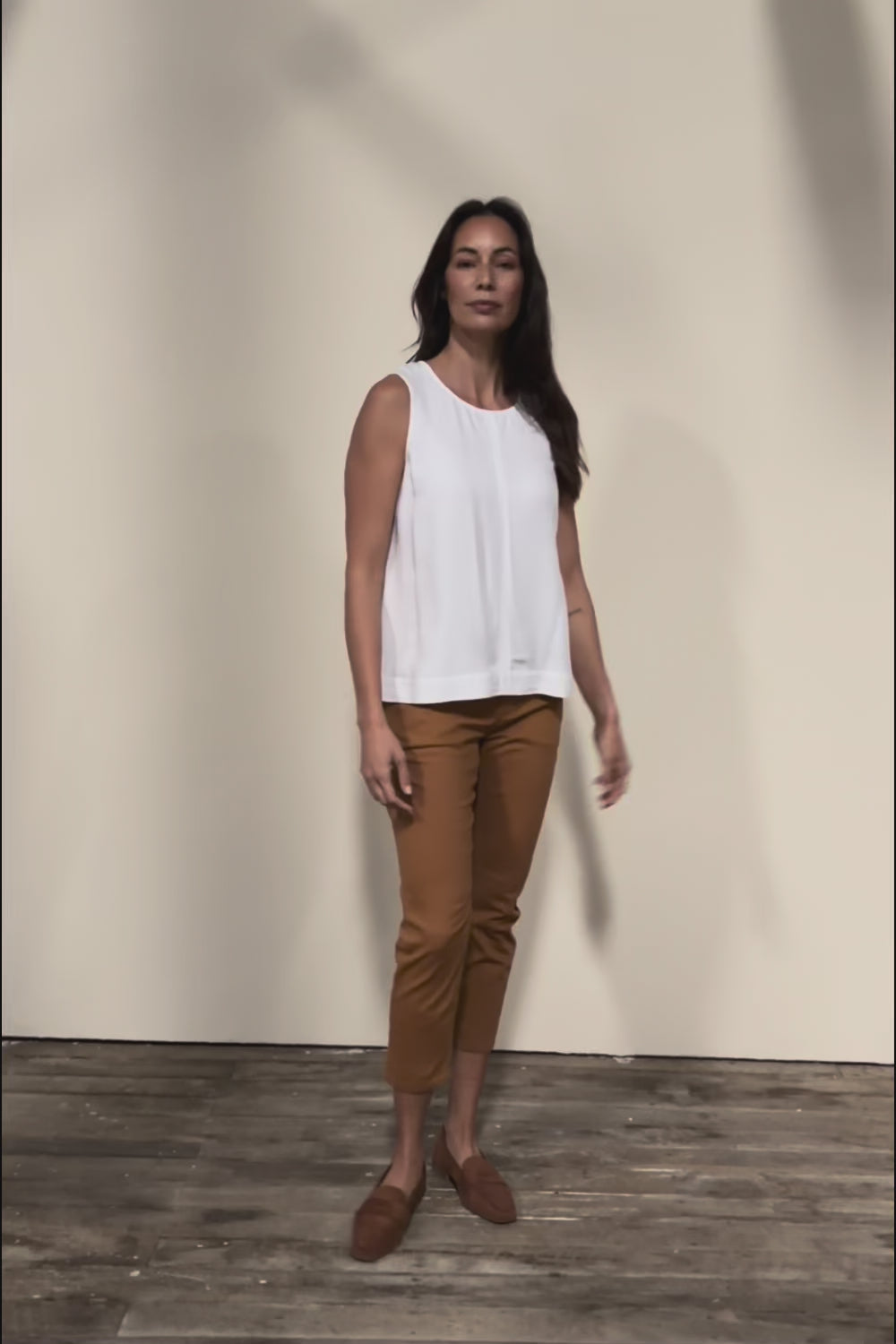 The Luxe Lyocell Tank – Ivory