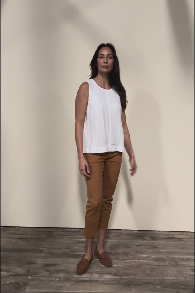 The Luxe Lyocell Tank – Ivory