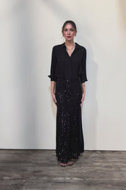 Remy Sequin Skirt – Black