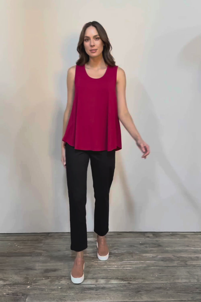 The 7/8 Pull On Pant - Black