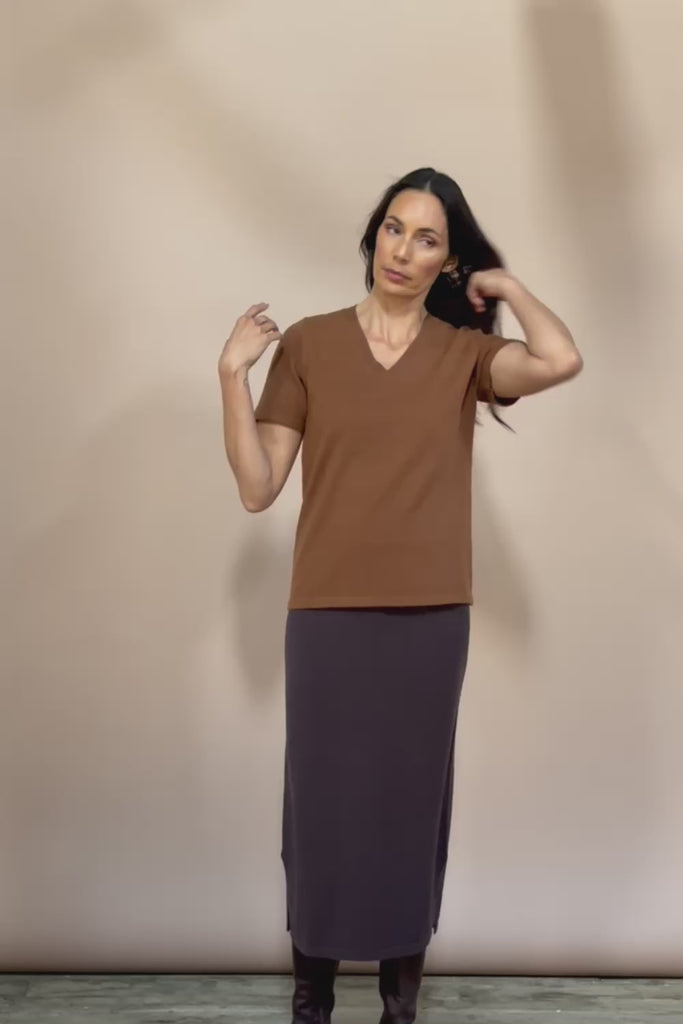 The Travel Anti Pilling Tee – Coffee