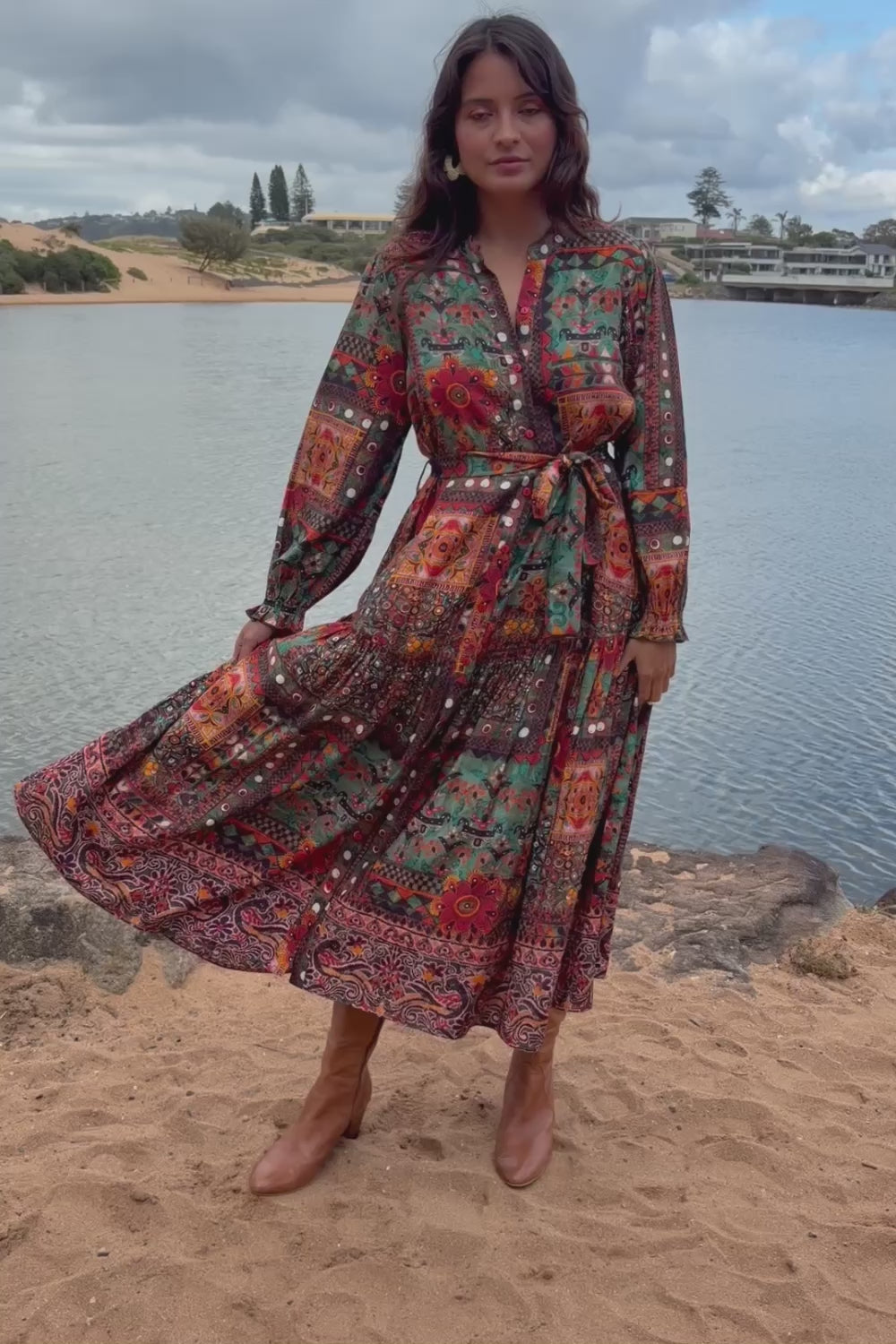 Florance Falls Maxi Dress - Heritage
