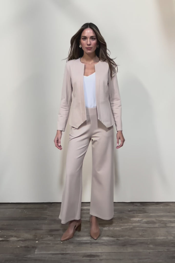 The Ponte Adore Jacket – Sand