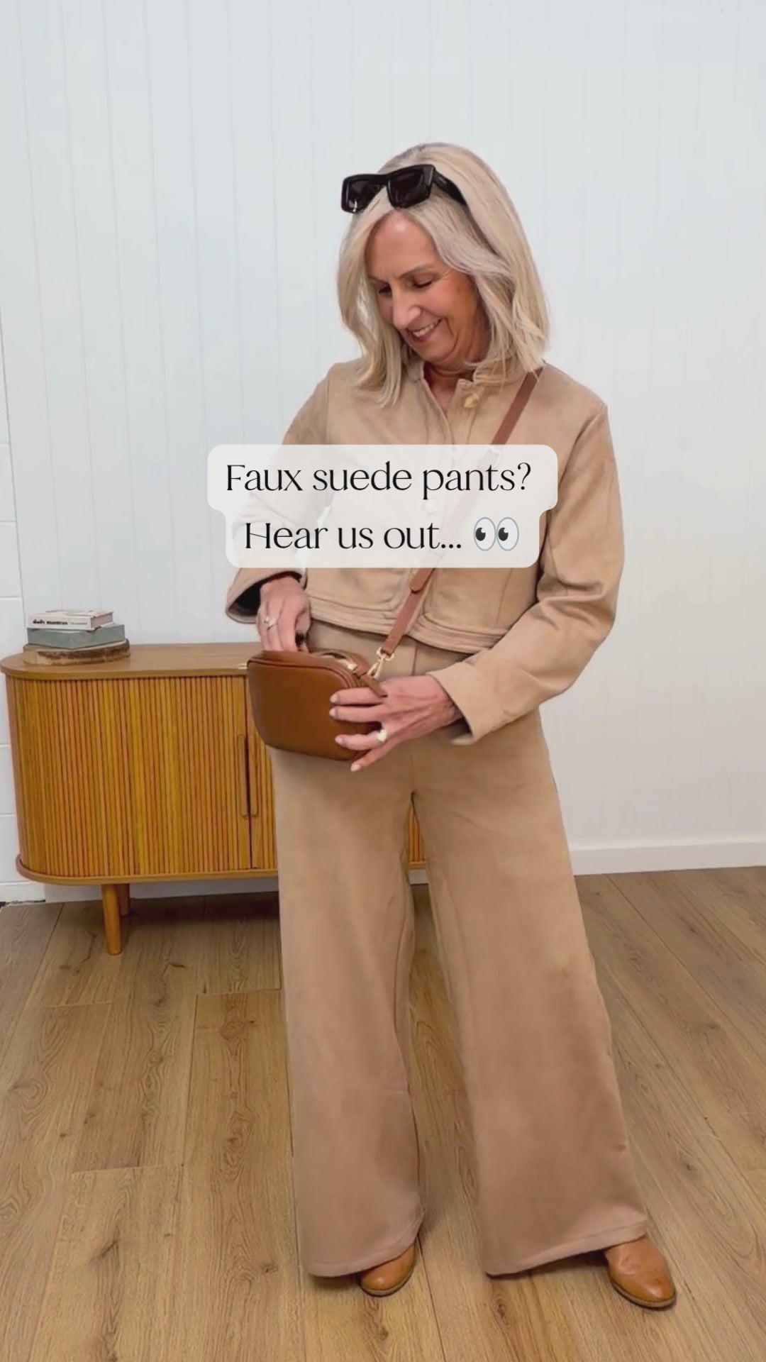 Sets And Separates - Sandy Styles A Boho Bird Suede Set