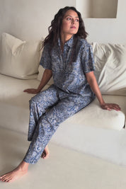 Cotton Short Sleeve Pyjama Set – Navypais