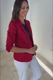 The Everyday Blazer - Cherryred