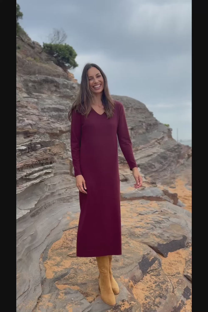 The Comfort True Knit Dress - Shiraz