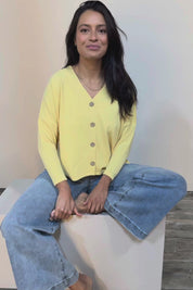 My Boyfriends Slouch Cardi - Butter