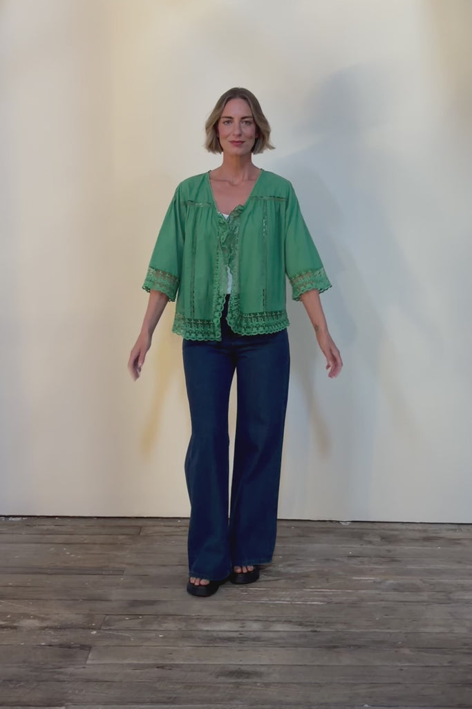 Spring Day Throw – Green