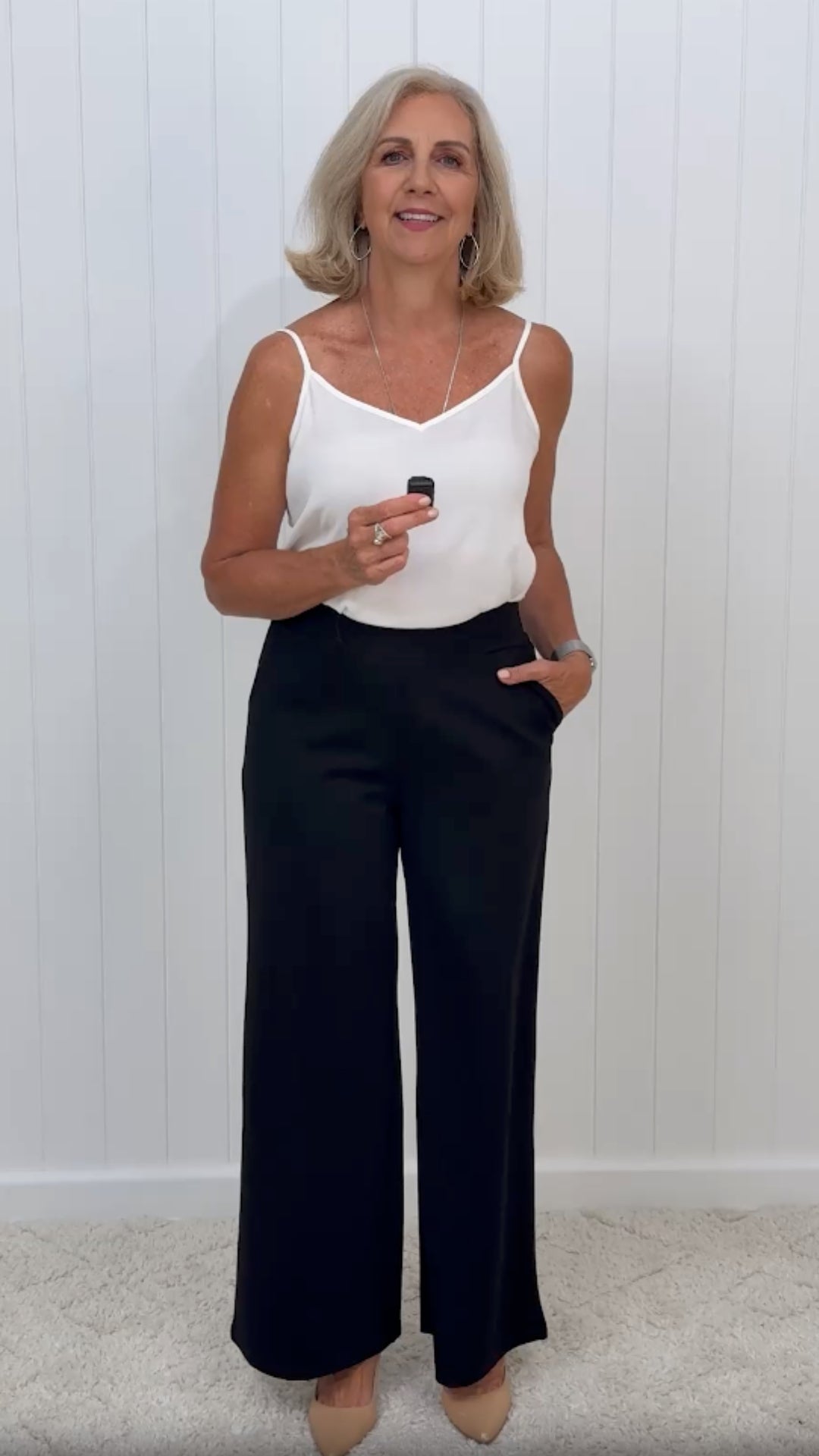 The Wide Leg Ponte Pant Tiny Mic