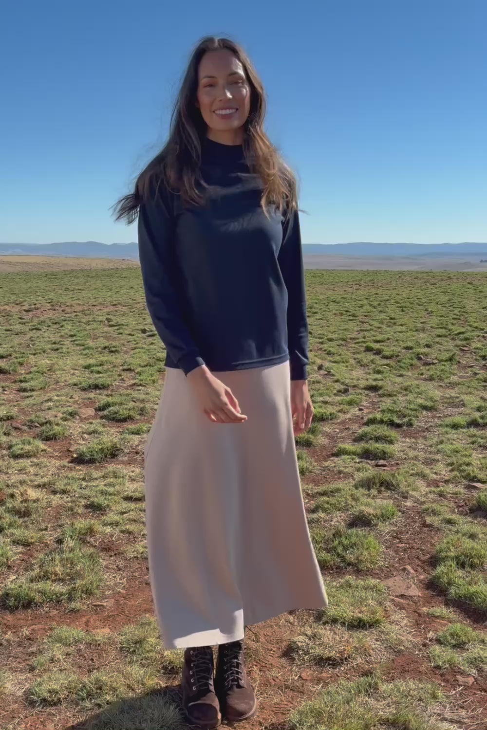 The Cotton Blend Skivvy - Navy