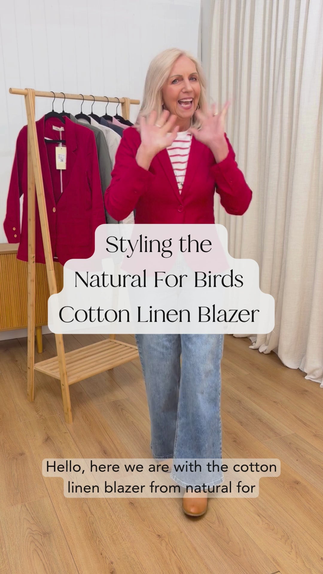 How Our Wingbirds Style The Cotton Linen Blazer