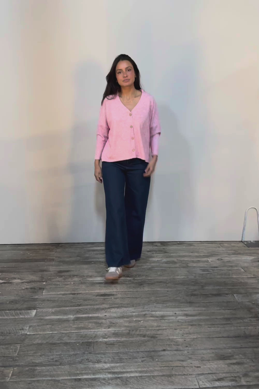 My Boyfriends Slouch Cardi - Pinkmarl