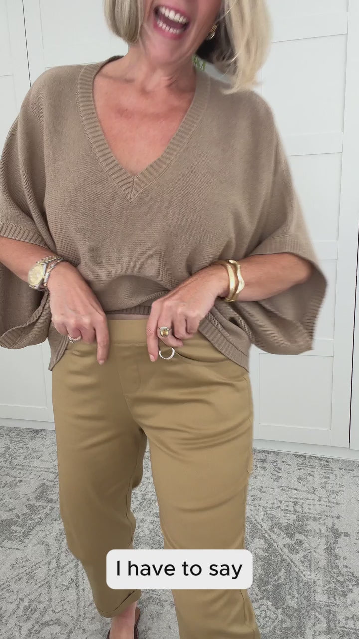 The Teachers Cotton Pant Try On With Nat Angel
