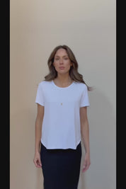 The Pack & Go Luxe Bamboo Tee - White