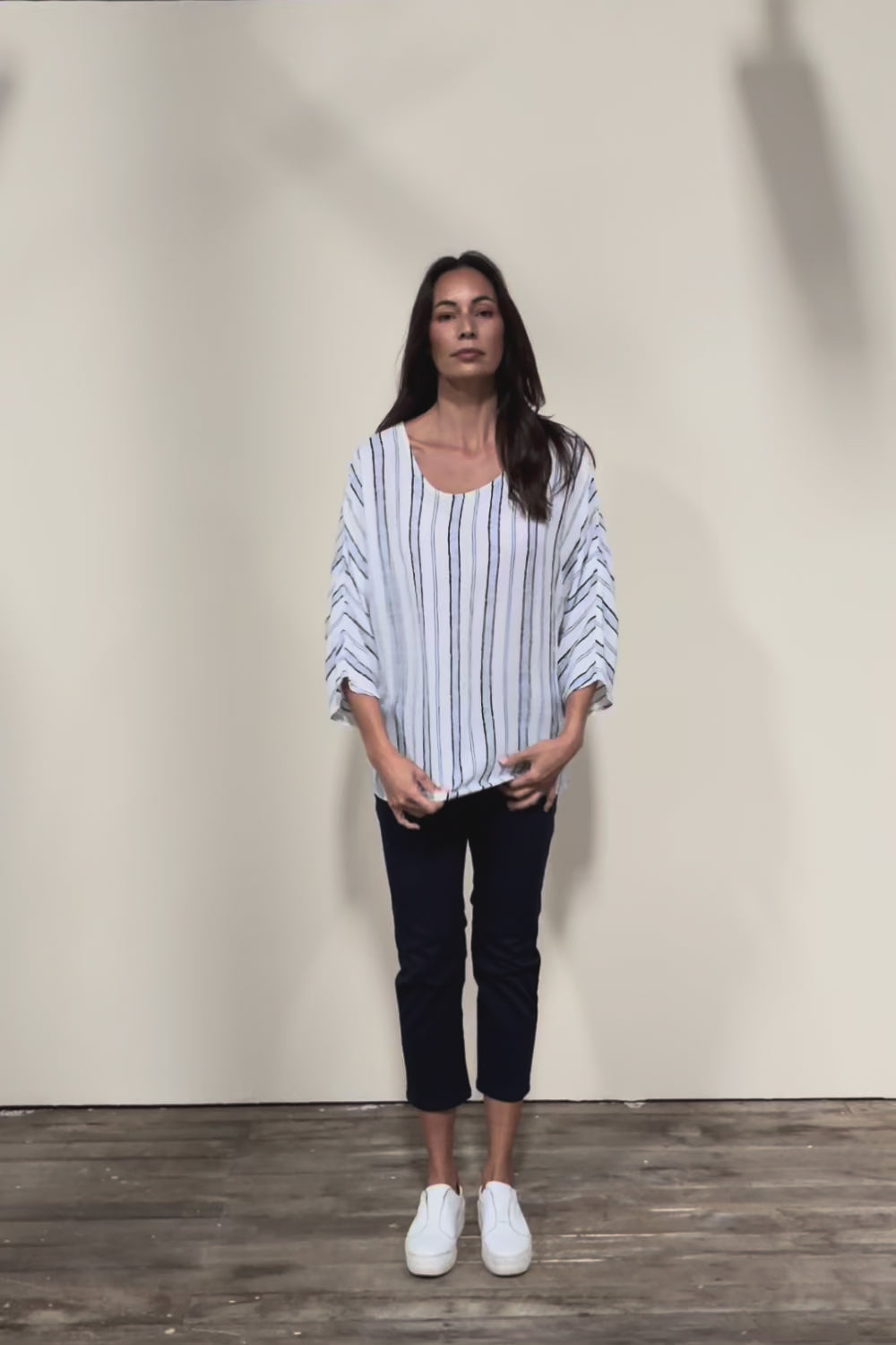 The Woven Easy Wear Tee – Bluewhite