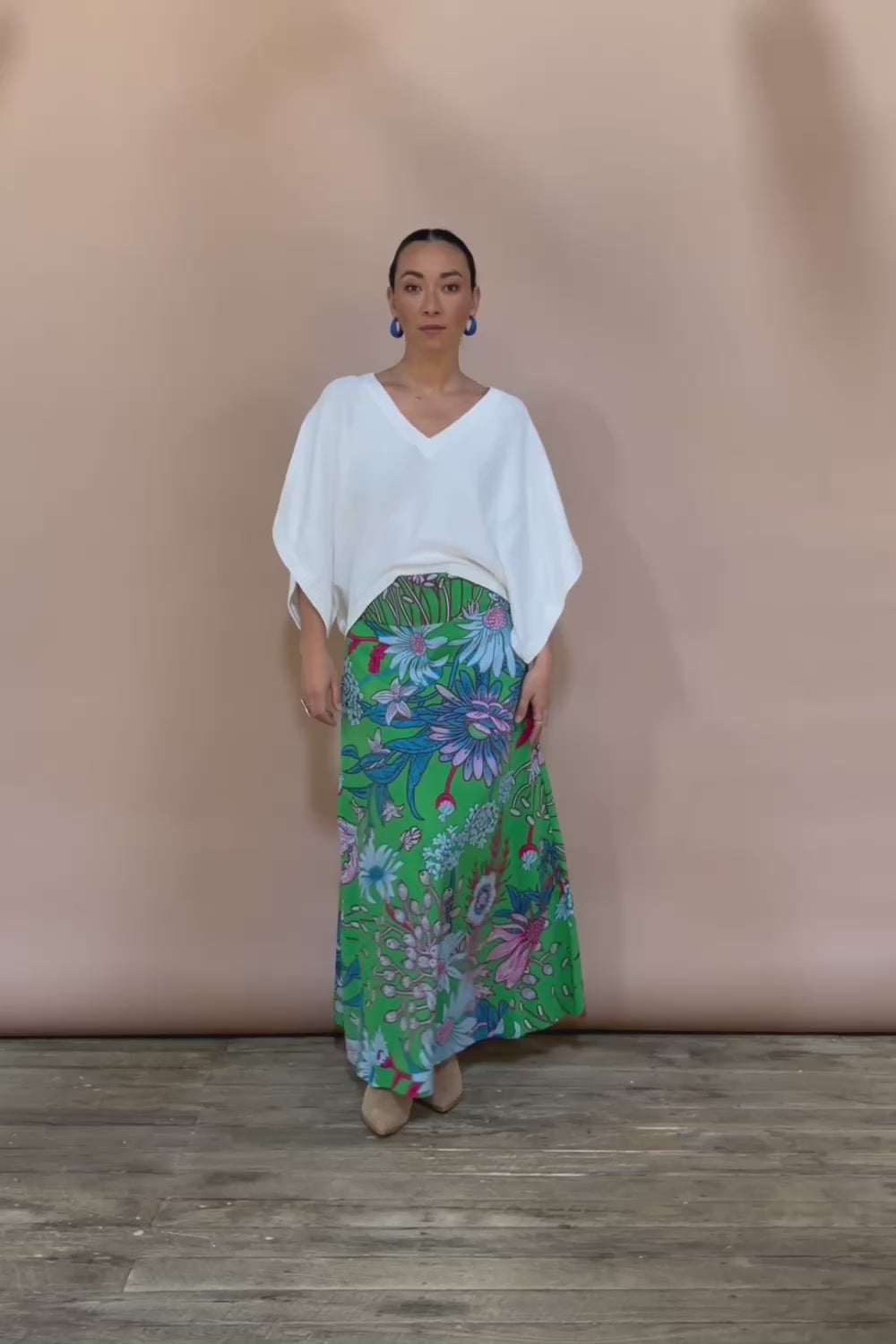 Rosemary Cotton Maxi Skirt - Greengard