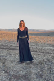 My Faithful Maxi Tee Dress - Black