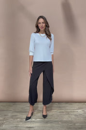 The Cross Over Pant - Black