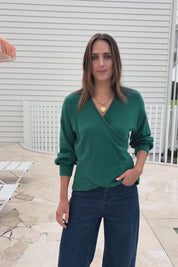 Cross My Heart Sweater – Green