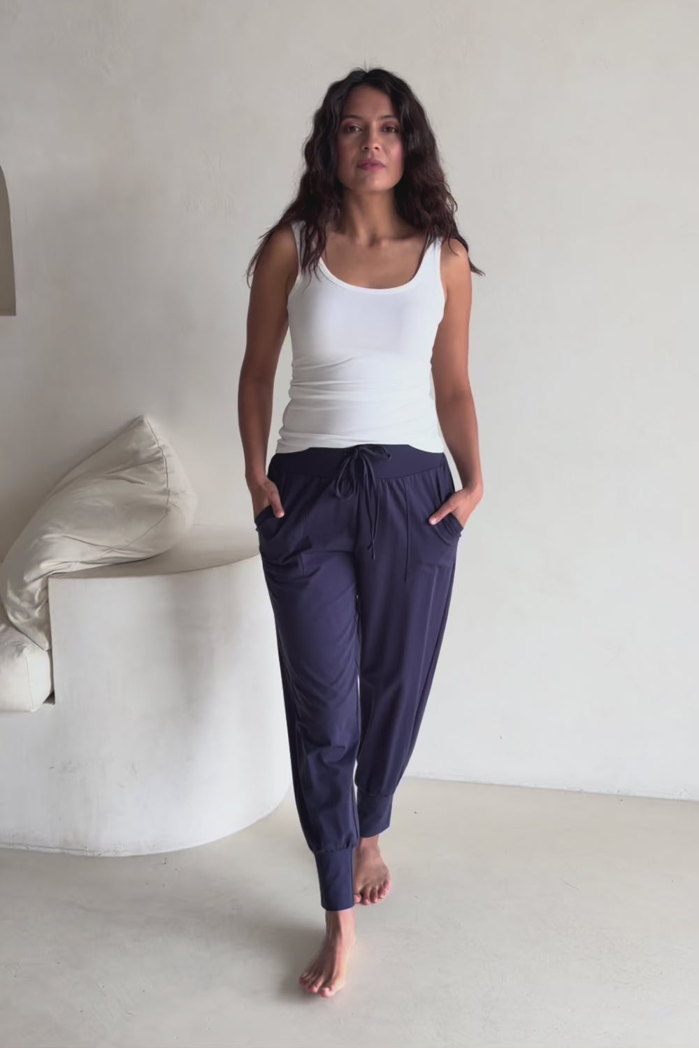 Cotton Jersey Pull On Jogger – Ink