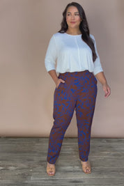 Belle Luxe Bamboo Spliced Tee - Vanilla