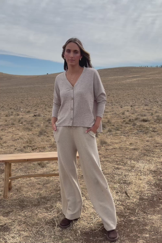 My Boyfriends Slouch Cardi - Sandmarl