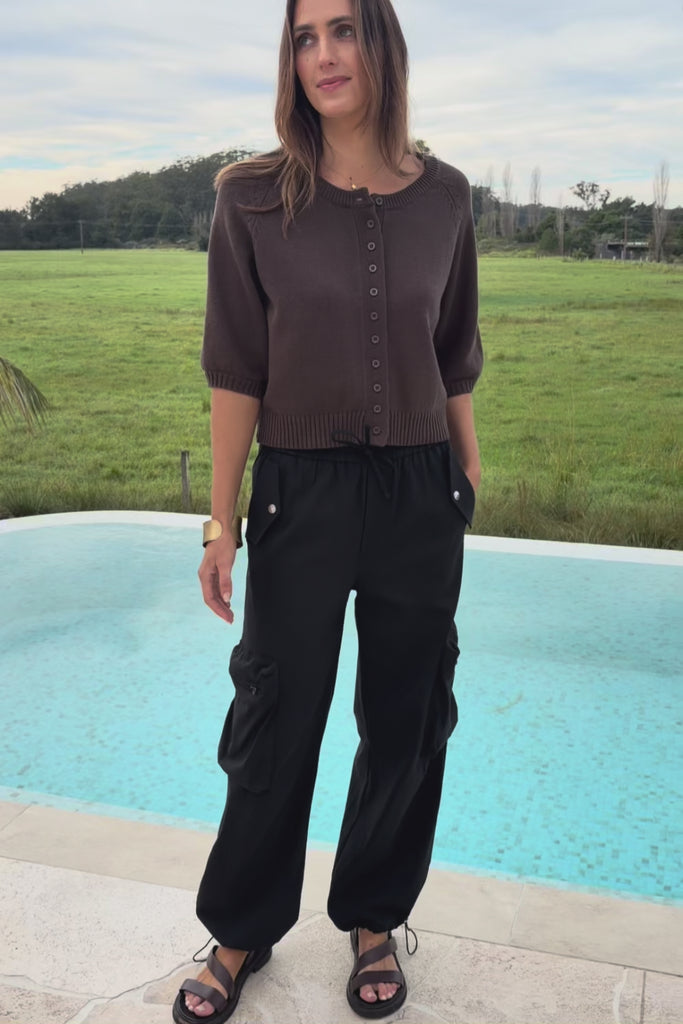 Ready For Anything Cargo Pants – Black