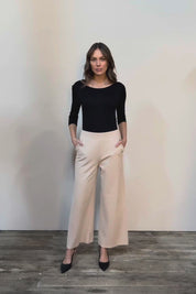 The Reversible Cowl Neck Top - Black