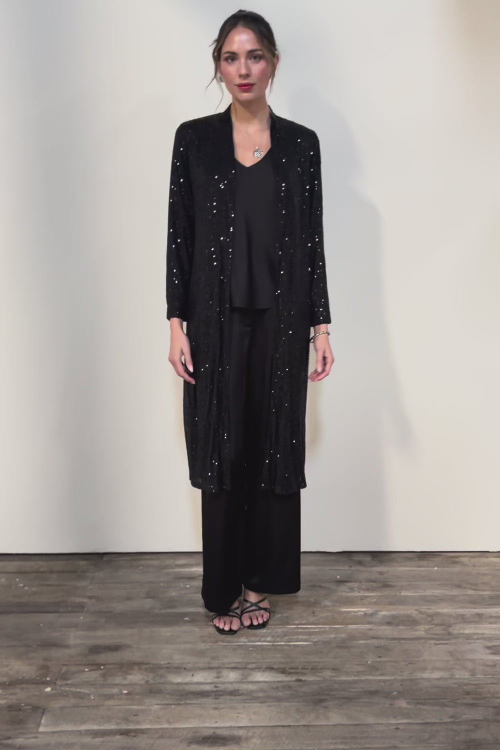 Reece Sequin Jacket – Black